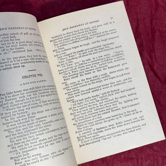 Antique Jack Harkaway at Oxford by Bracebridge Hemyng 1900 Donohue HC - Picture 6 of 9